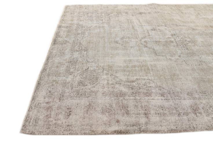 Detail image of 7' 8 x 10' 9 Hand Knotted Ultra Vintage Persian Wool Rug