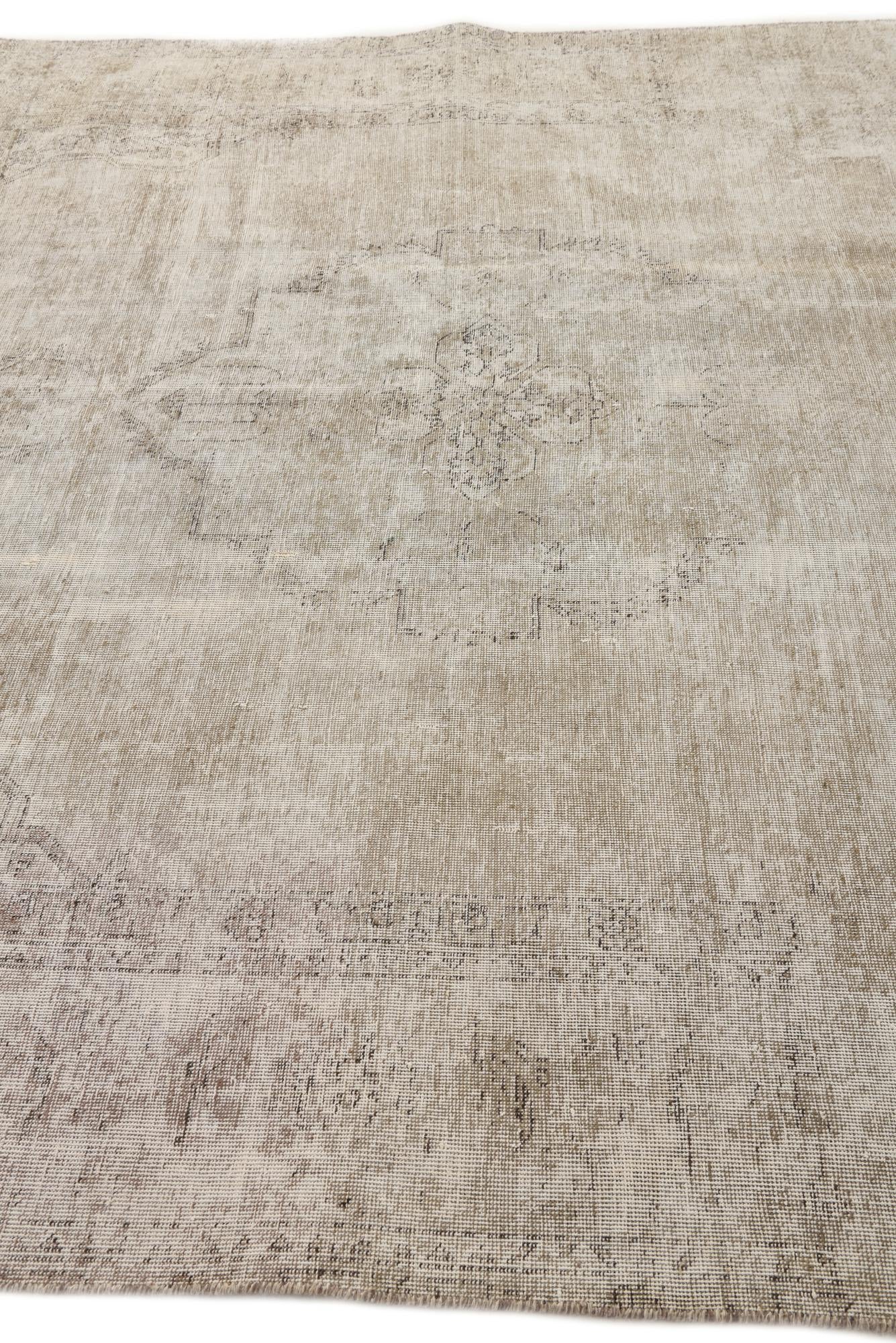7' 8 x 10' 9 Hand Knotted Ultra Vintage Persian Wool Rug