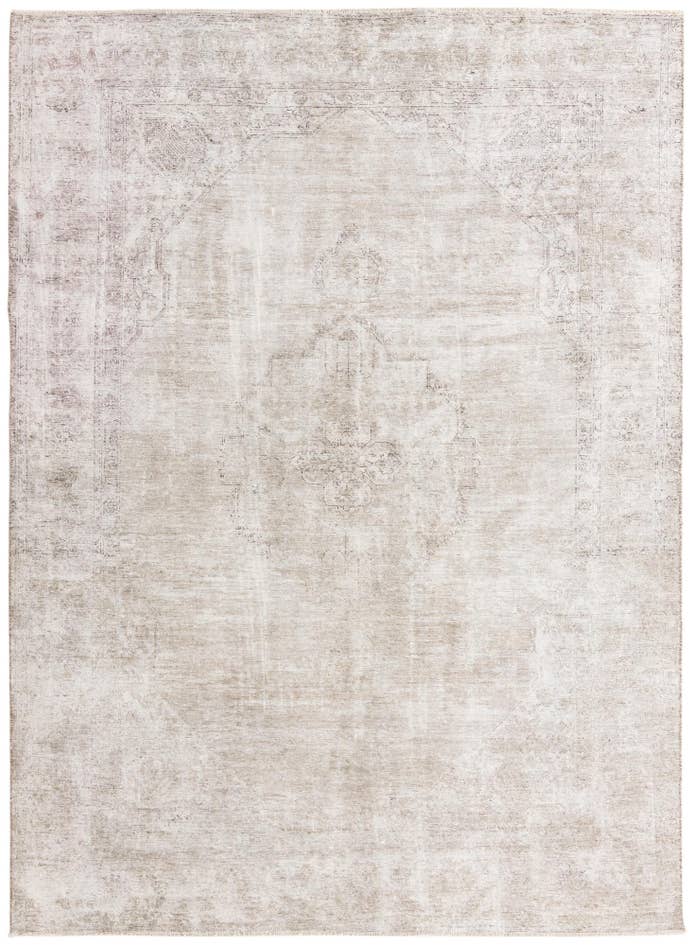 Detail image of 7' 8 x 10' 9 Hand Knotted Ultra Vintage Persian Wool Rug