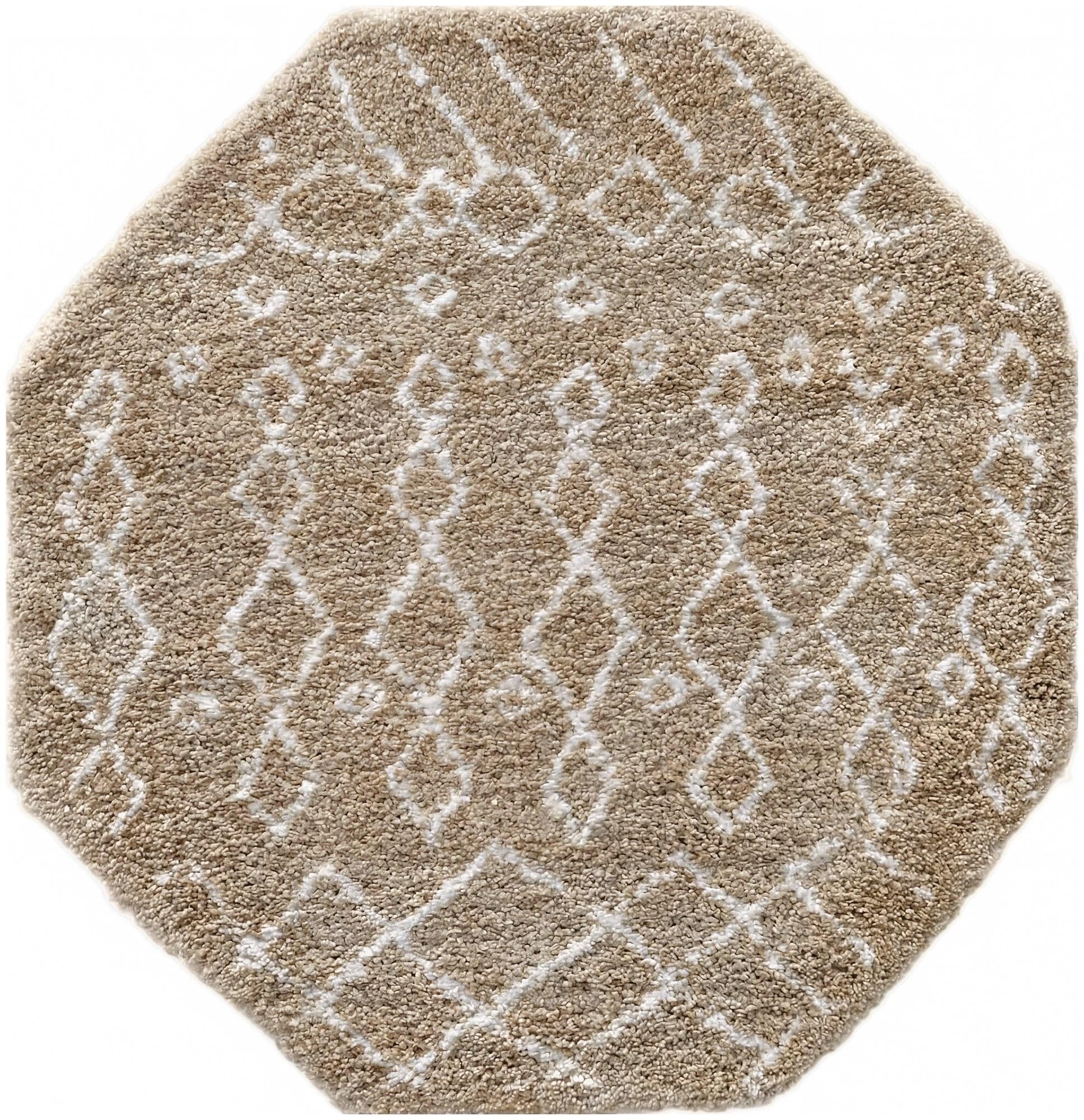 Primary image 5' 3 x 5' 3 Marrakesh Shag Octagon Rug