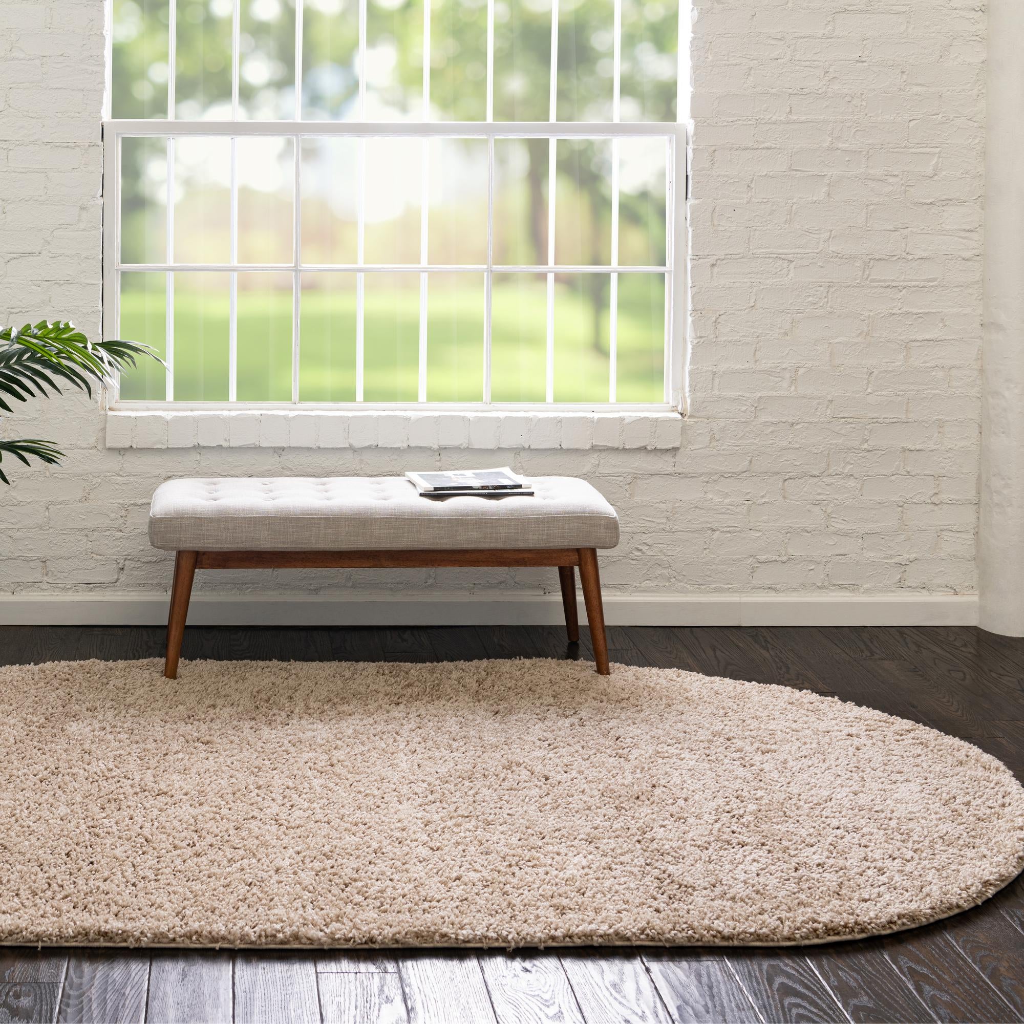 8' x 10' Everyday Shag Oval Rug