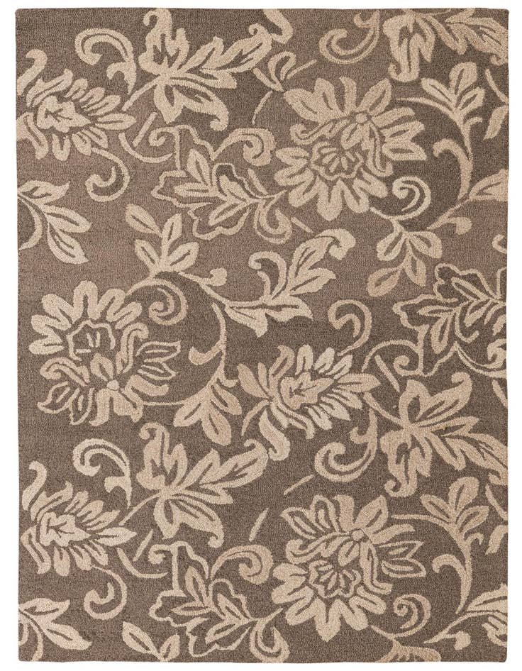 Detail image of 5' 1 x 8' Agra Wool Rug