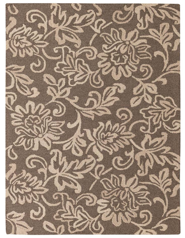 Detail image of 5' 1 x 8' Agra Wool Rug