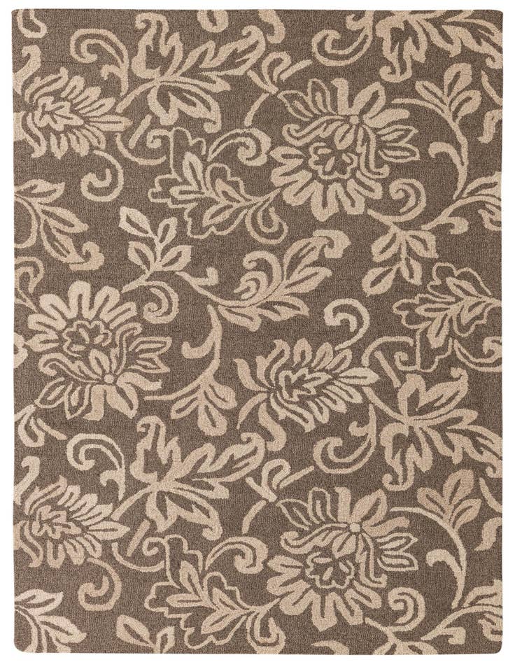 Detail image of 5' x 8' Agra Wool Rug