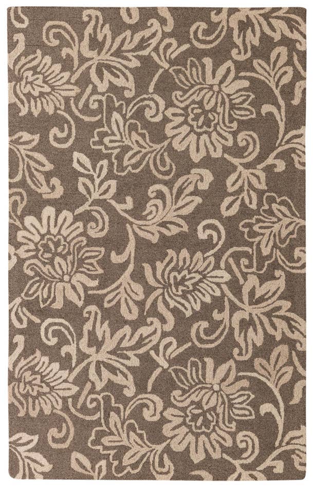 Detail image of 5' x 8' Agra Wool Rug