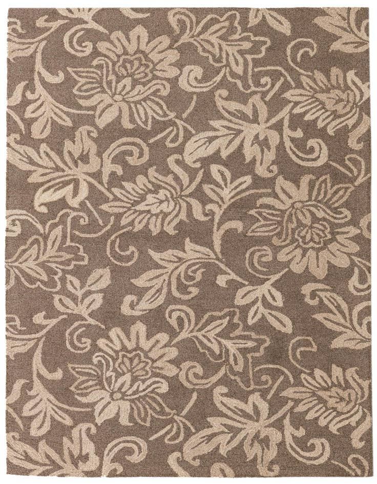 Detail image of 5' x 8' Agra Wool Rug