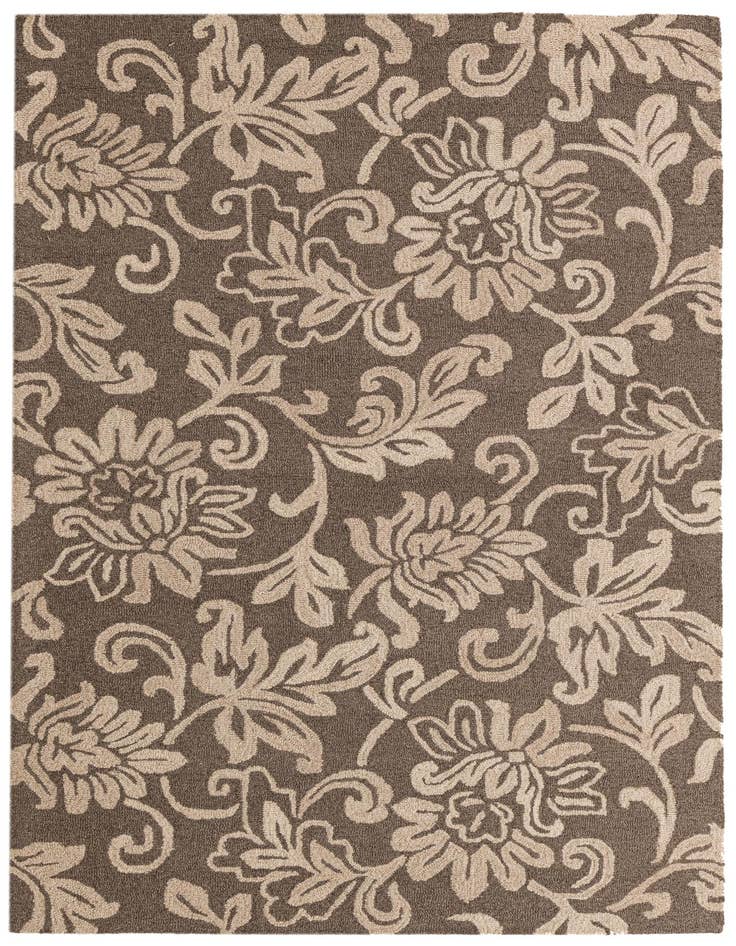 Detail image of 5' 1 x 8' Agra Wool Rug