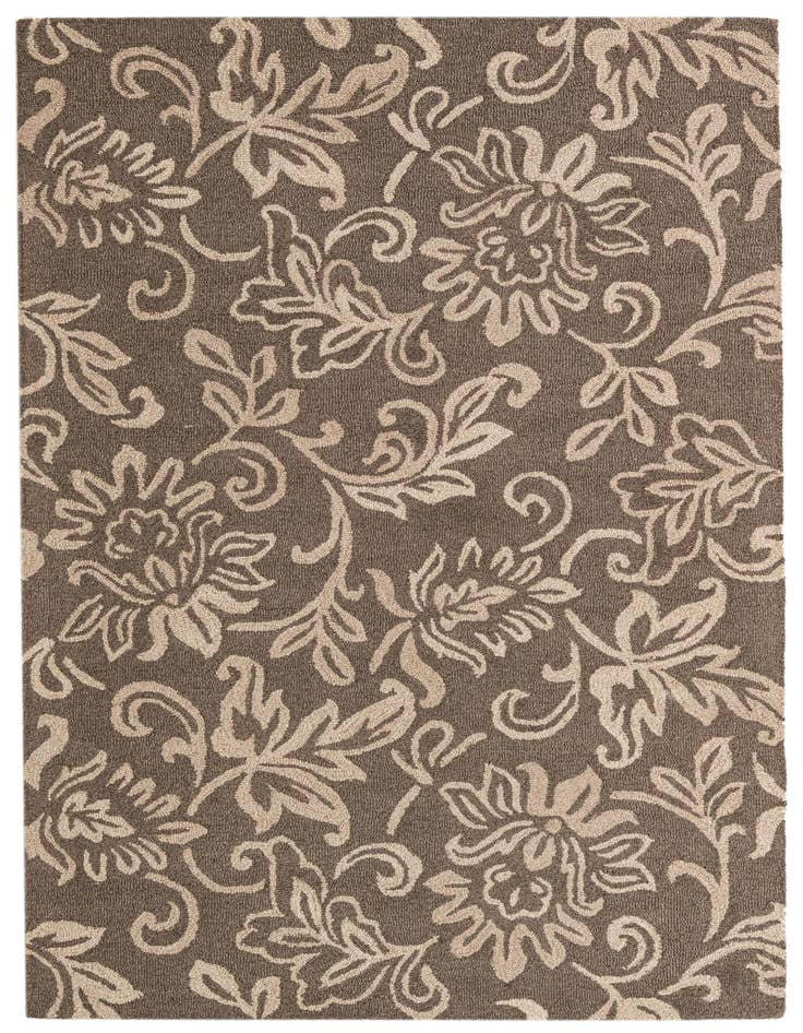 Detail image of 5' 1 x 8' Agra Wool Rug