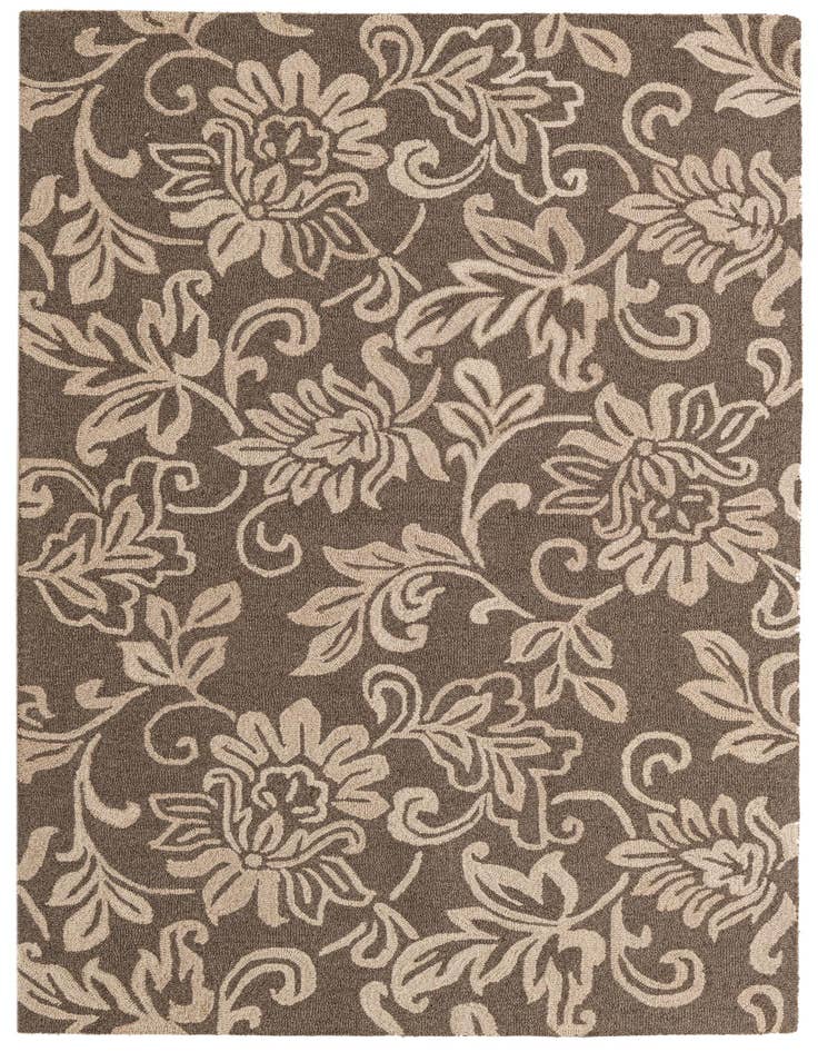 Detail image of 5' x 8' Agra Wool Rug