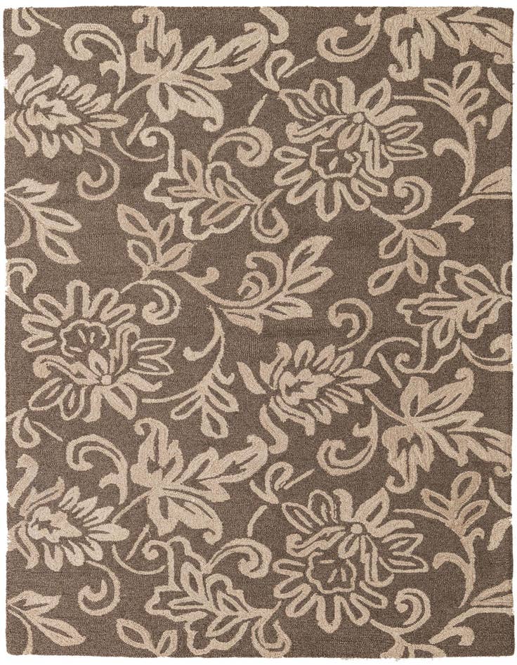 Detail image of 5' x 8' Agra Wool Rug