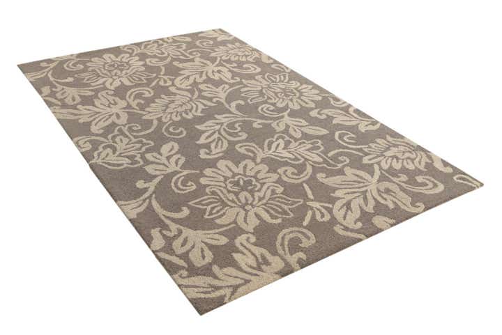 155cm x 245cm Agra Wolle Teppich