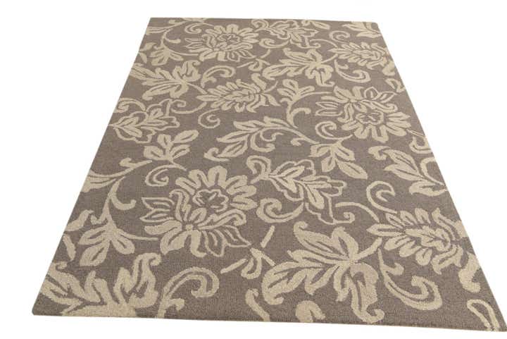 155cm x 245cm Agra Wolle Teppich