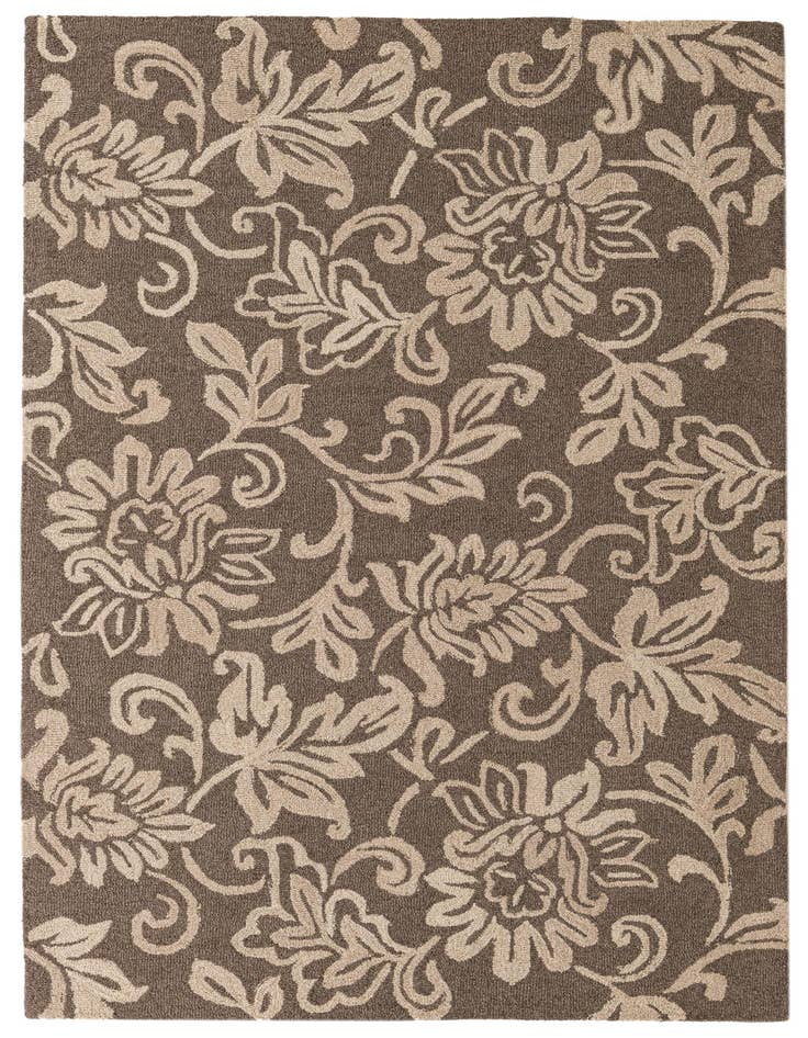 Detail image of 5' 1 x 8' Agra Wool Rug