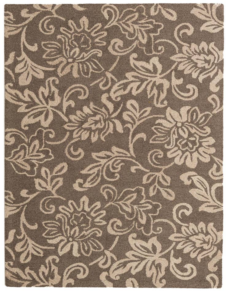 Detail image of 5' 2 x 8' Agra Wool Rug