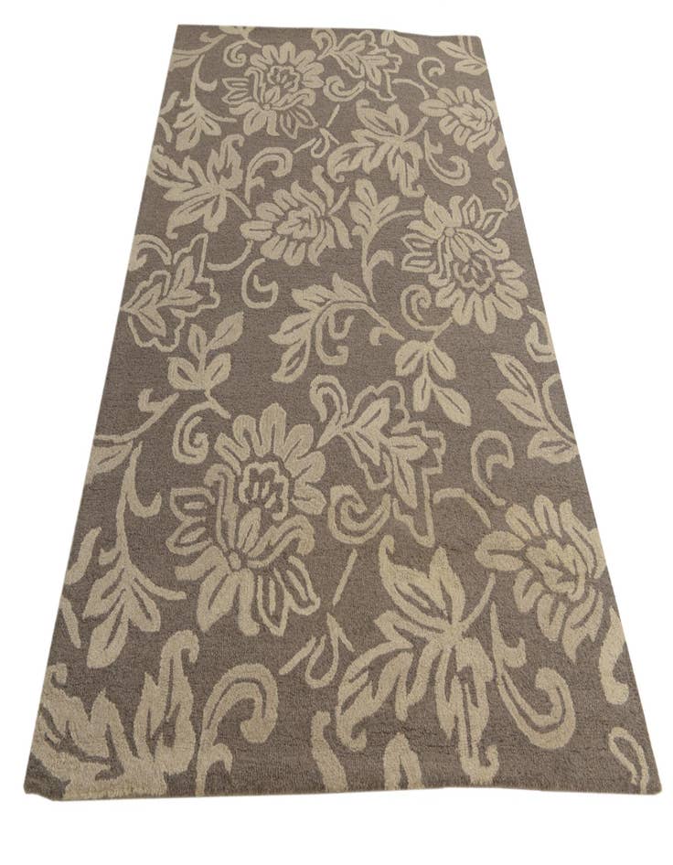 Detail image of 5' x 7' 10 Agra Wool Rug