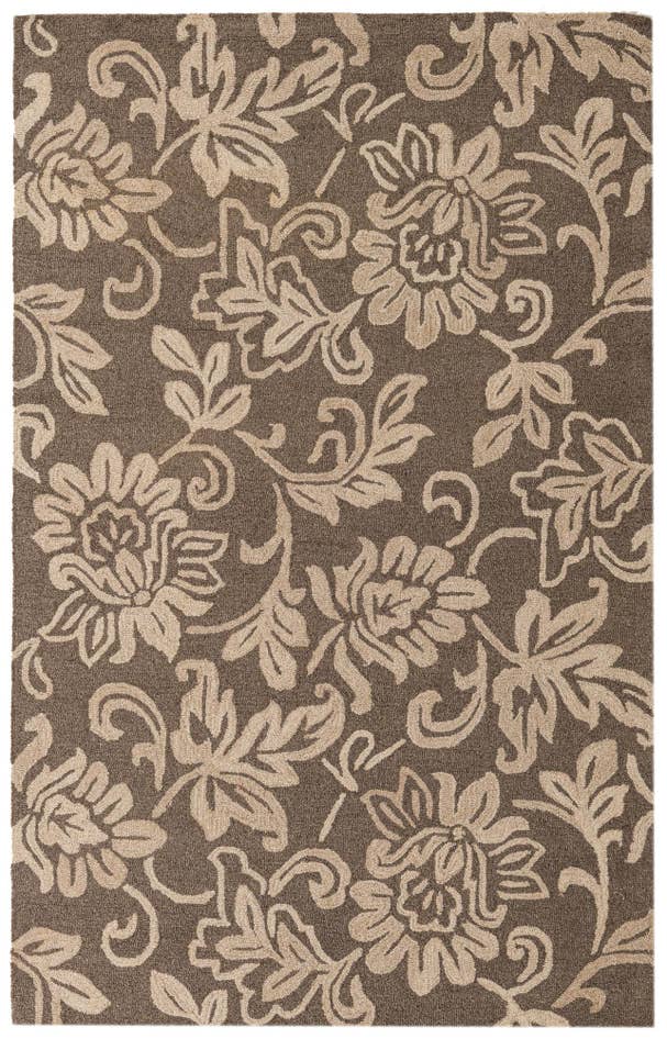 Detail image of 5' x 7' 10 Agra Wool Rug