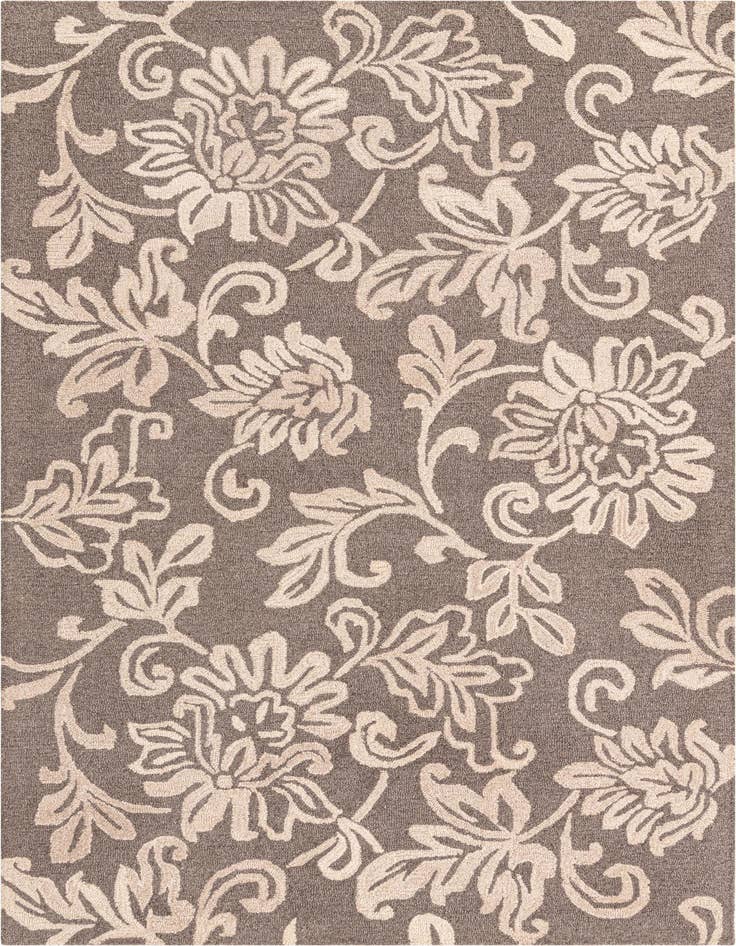 Detail image of 5' 1 x 8' Agra Wool Rug