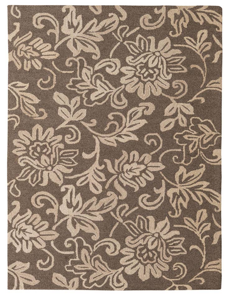 Detail image of 5' x 8' Agra Wool Rug