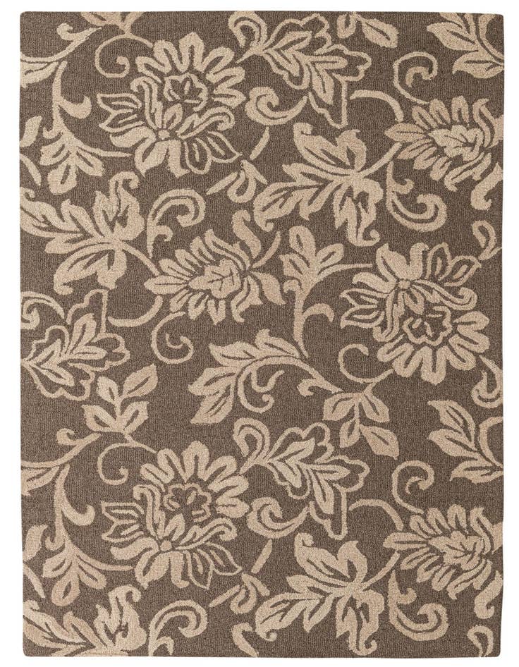 Detail image of 5' 1 x 8' Agra Wool Rug