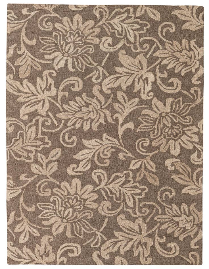 Detail image of 5' x 8' Agra Wool Rug