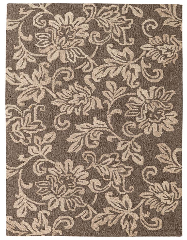 Detail image of 5' x 8' Agra Wool Rug