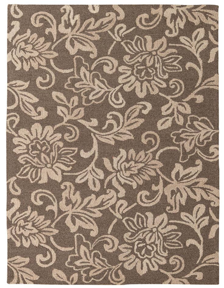 Detail image of 5' 1 x 8' Agra Wool Rug