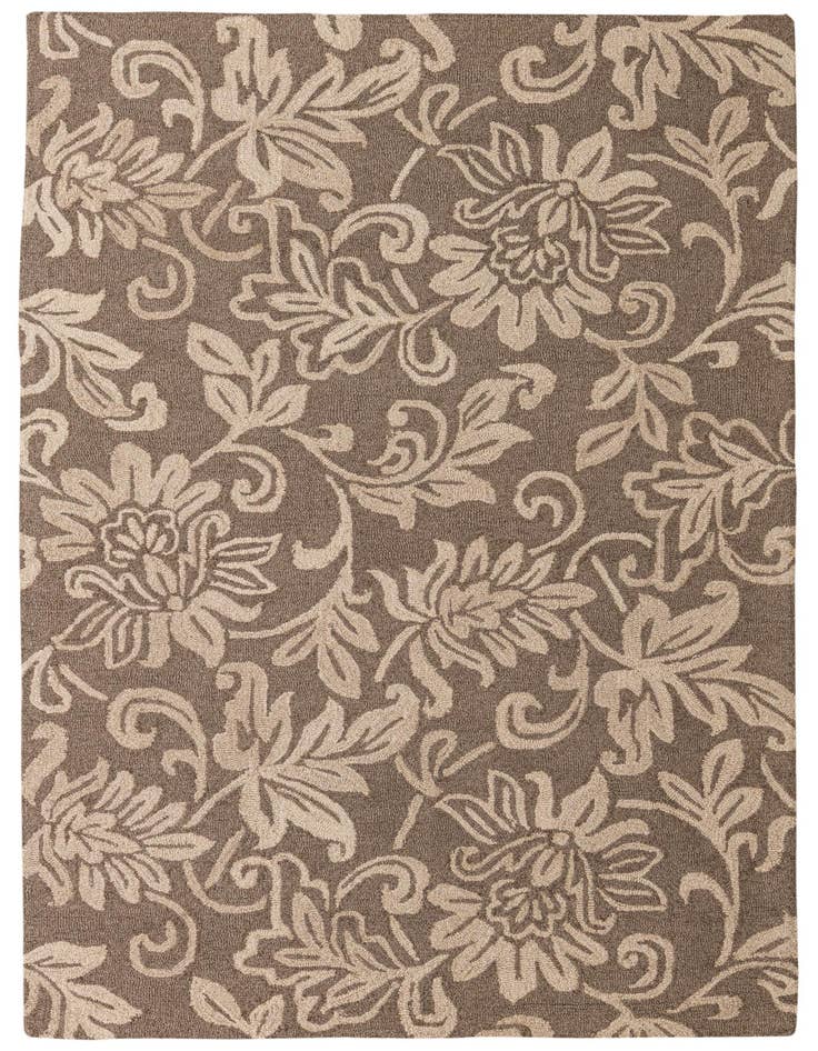 Detail image of 5' x 8' Agra Wool Rug