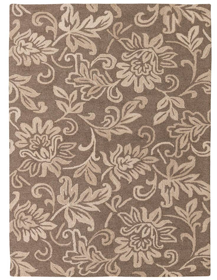 Detail image of 5' x 8' Agra Wool Rug
