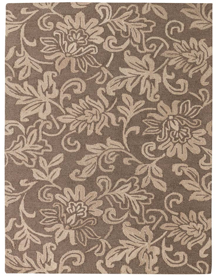Detail image of 5' x 8' Agra Wool Rug