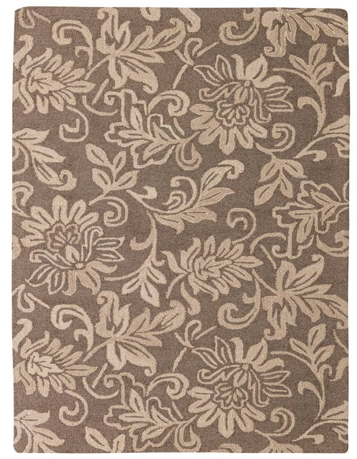 Detail image of 5' x 8' Agra Wool Rug