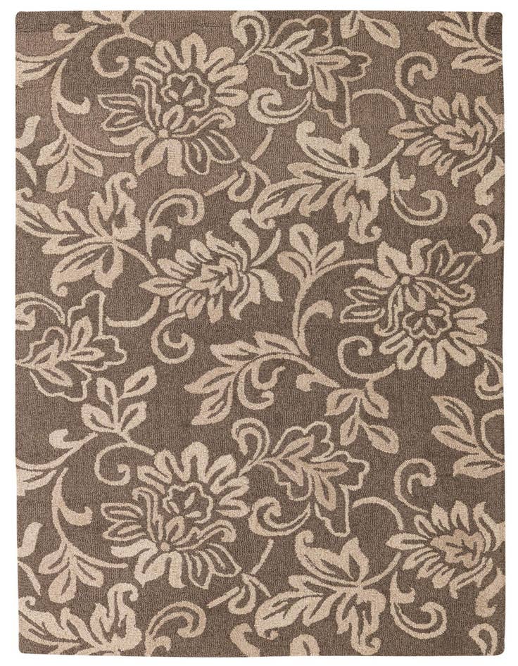 Detail image of 5' 1 x 8' Agra Wool Rug