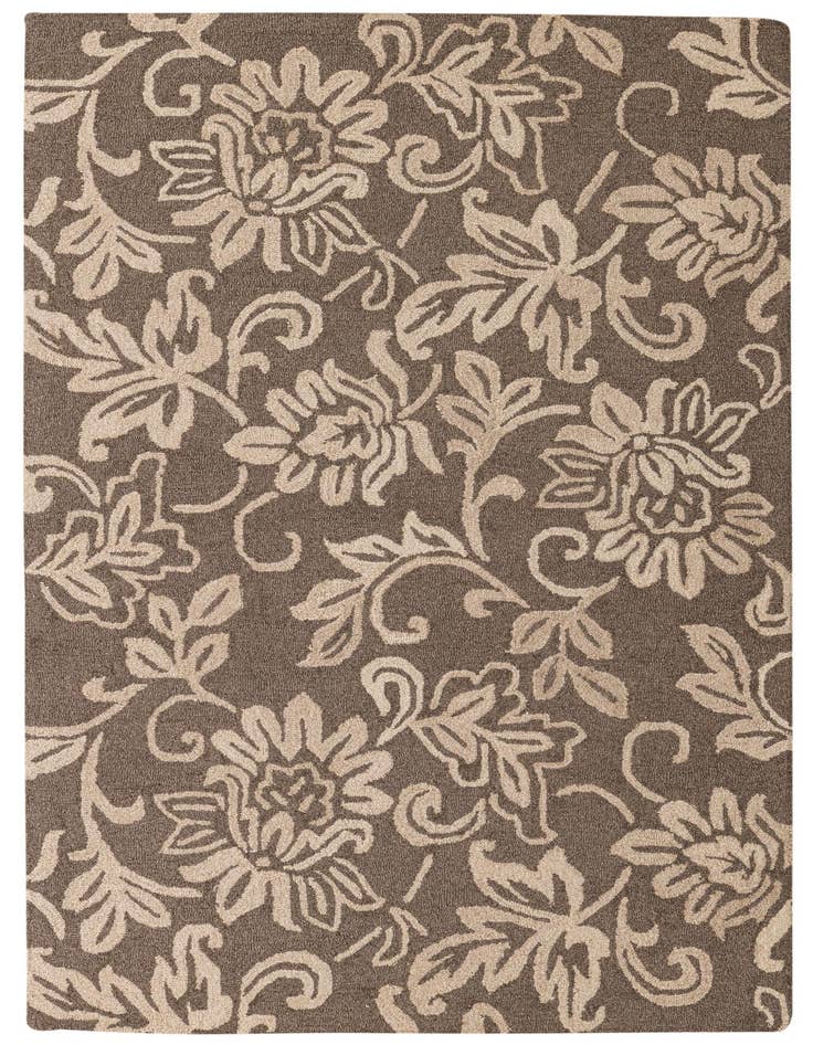 Detail image of 5' x 8' Agra Wool Rug