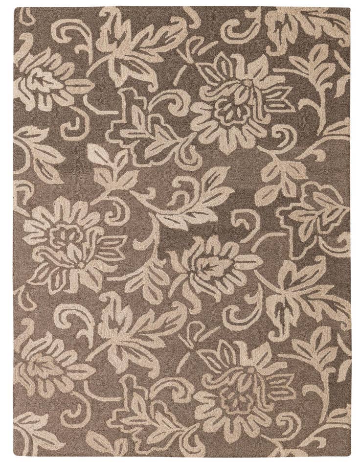 Detail image of 5' x 8' Agra Wool Rug