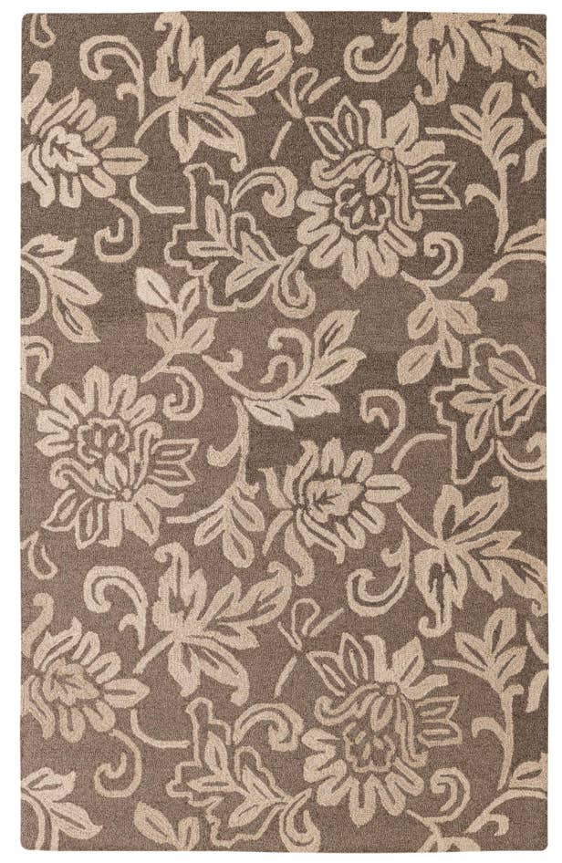 Detail image of 5' x 8' Agra Wool Rug