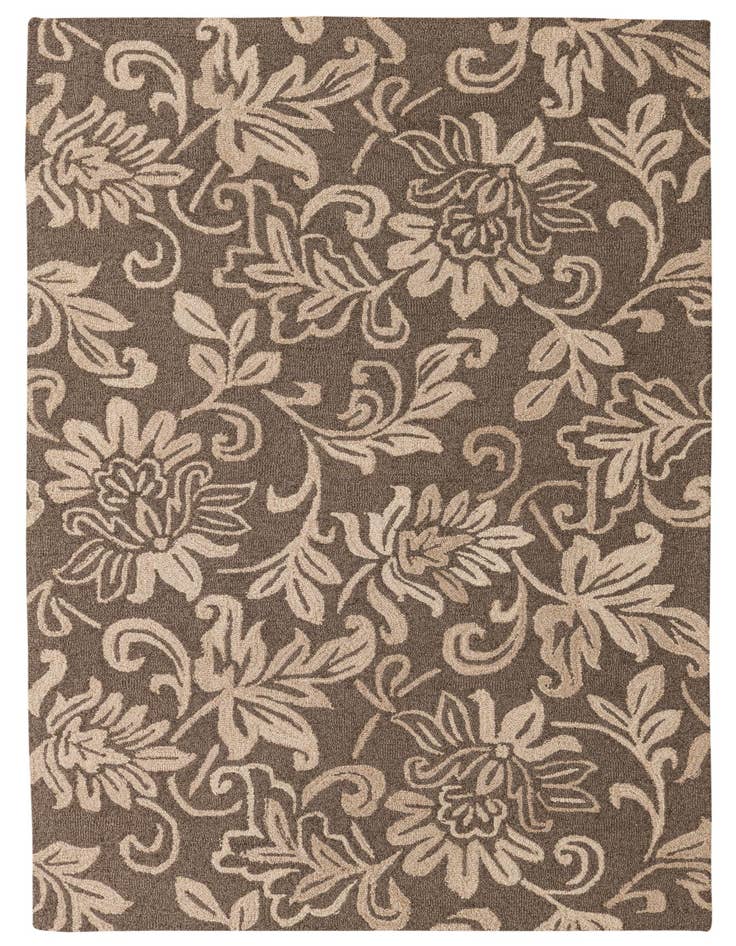 Detail image of 5' 1 x 8' Agra Wool Rug