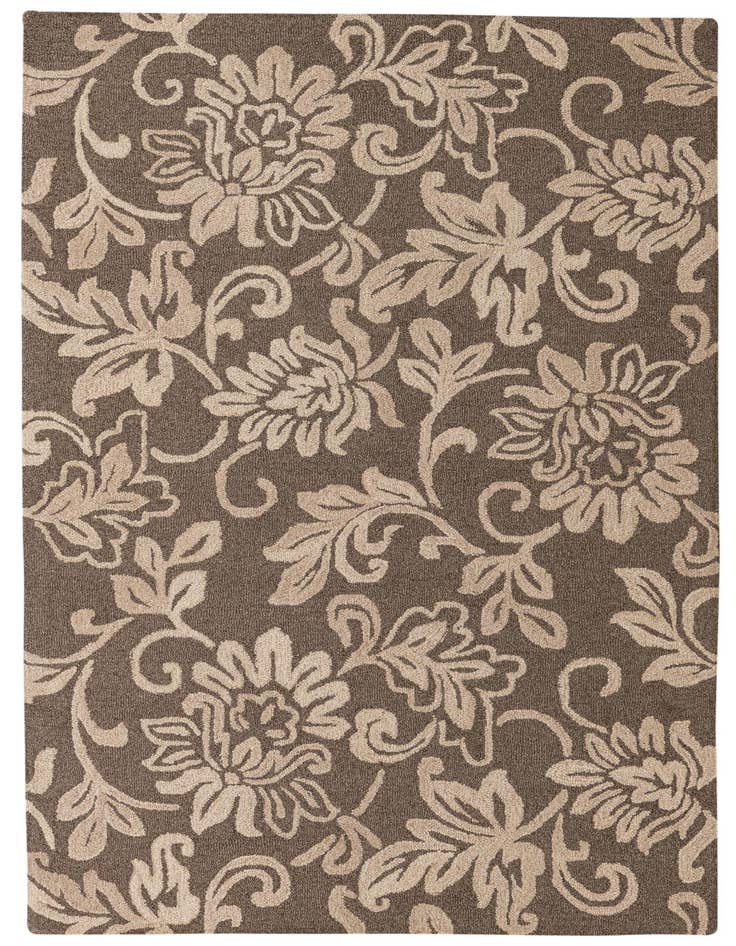 Detail image of 5' x 8' Agra Wool Rug