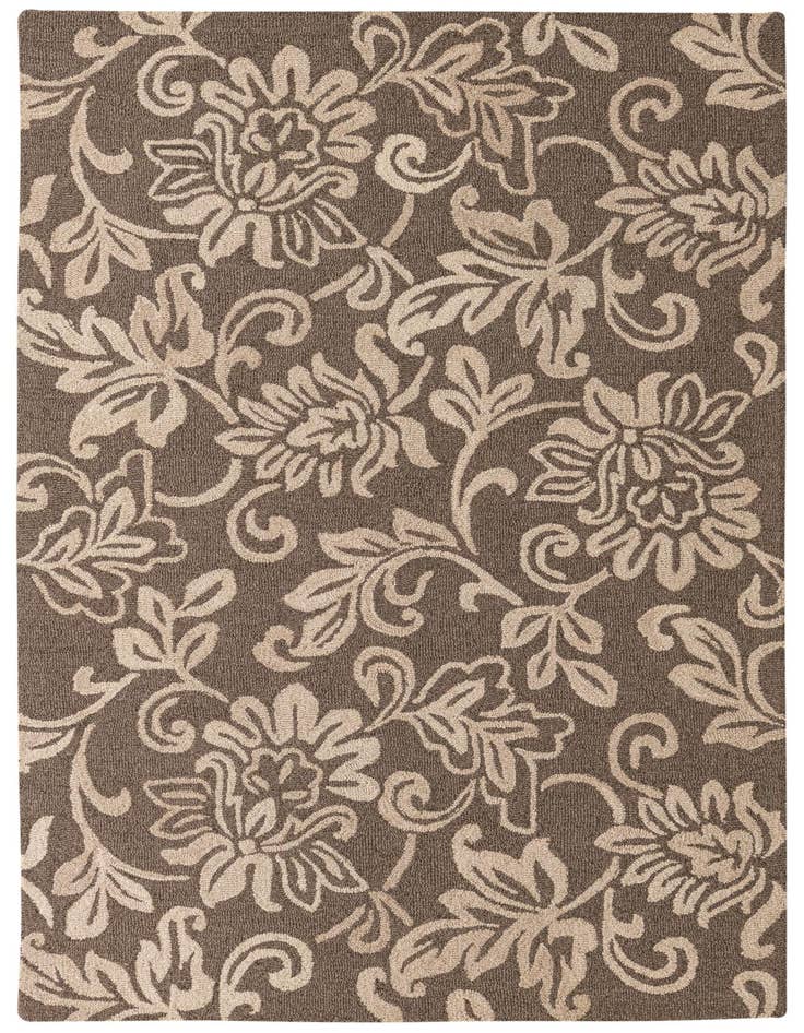 Detail image of 5' 1 x 8' Agra Wool Rug