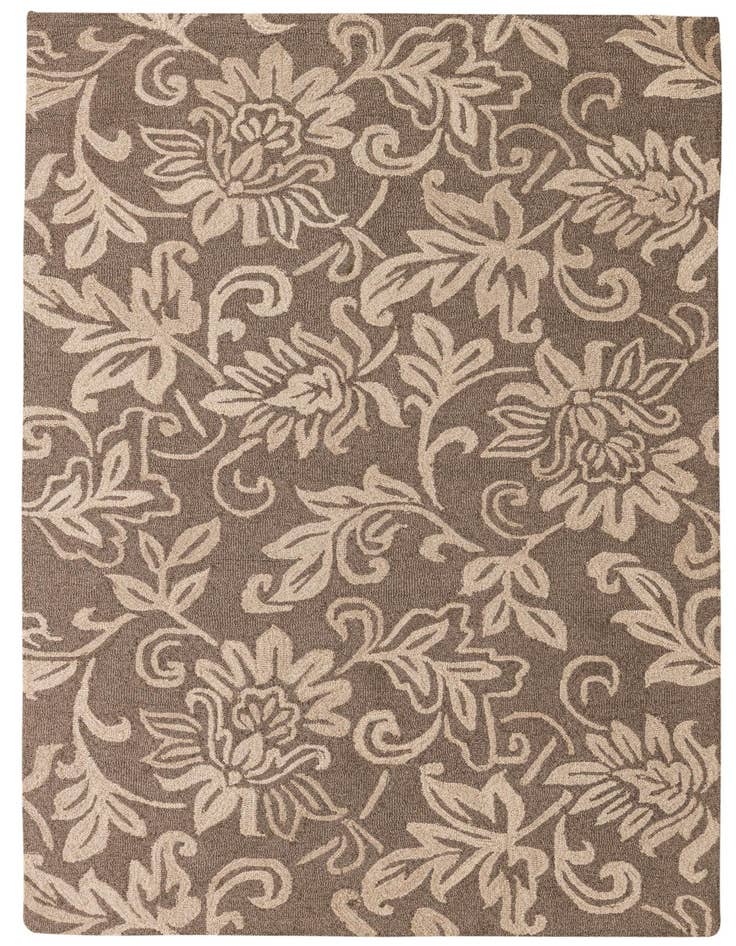 Detail image of 5' x 8' Agra Wool Rug