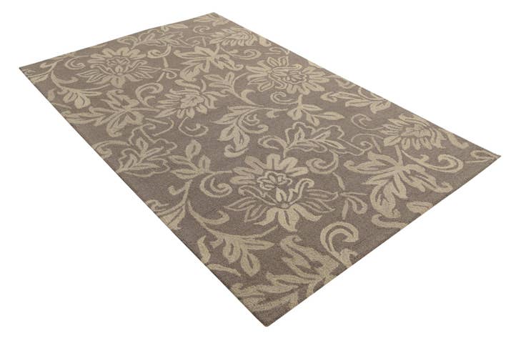 Detail image of 5' x 8' Agra Wool Rug
