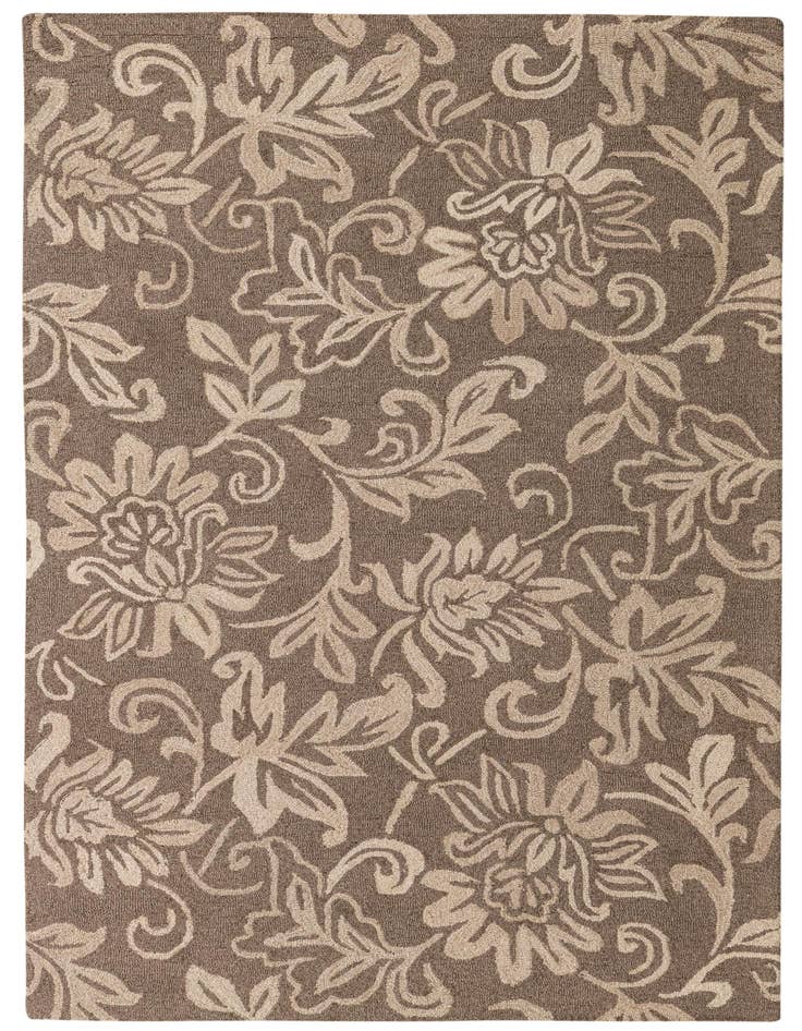 Detail image of 5' x 8' Agra Wool Rug