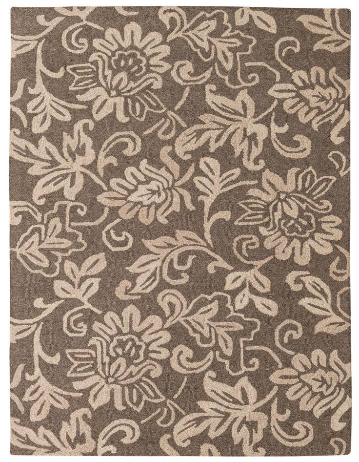 Detail image of 5' 1 x 8' Agra Wool Rug