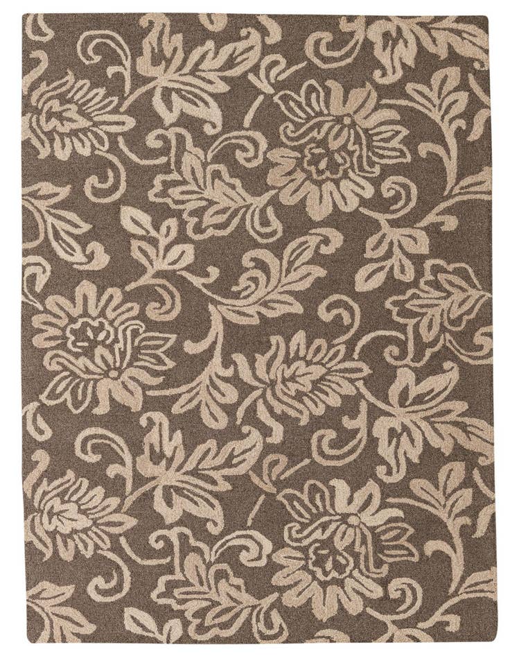 Detail image of 5' x 8' Agra Wool Rug