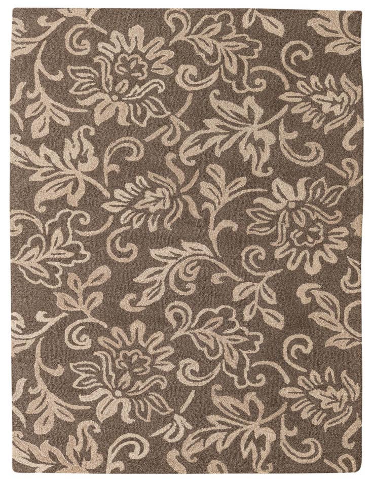 Detail image of 5' x 8' Agra Wool Rug