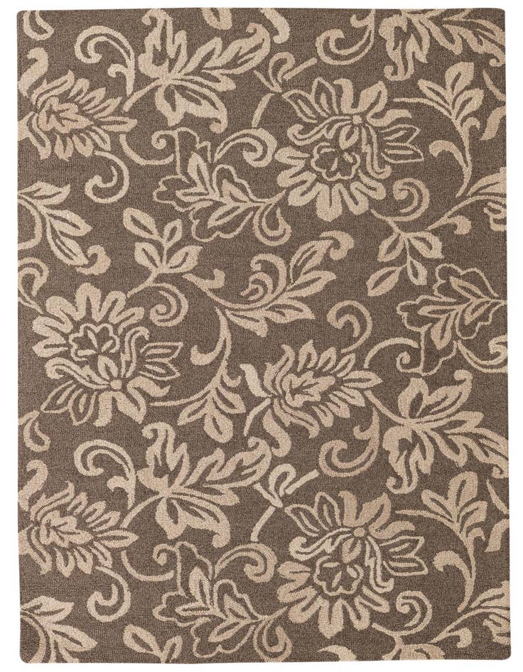 Detail image of 5' x 8' Agra Wool Rug