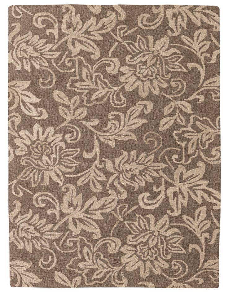 Detail image of 5' x 8' Agra Wool Rug