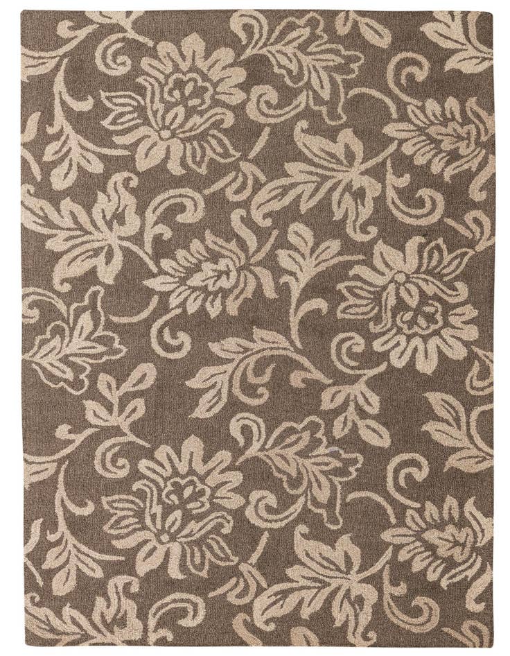 Detail image of 5' x 8' Agra Wool Rug