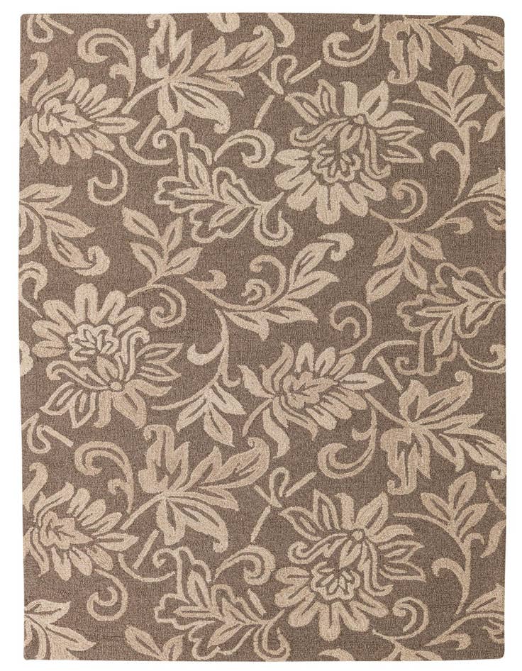 Detail image of 5' x 8' Agra Wool Rug