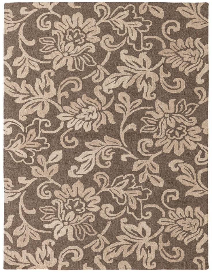 Detail image of 5' x 8' Agra Wool Rug