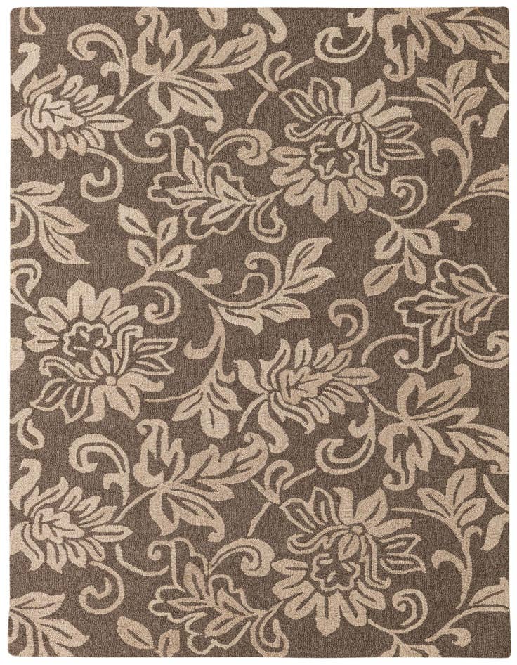 Detail image of 5' x 8' Agra Wool Rug