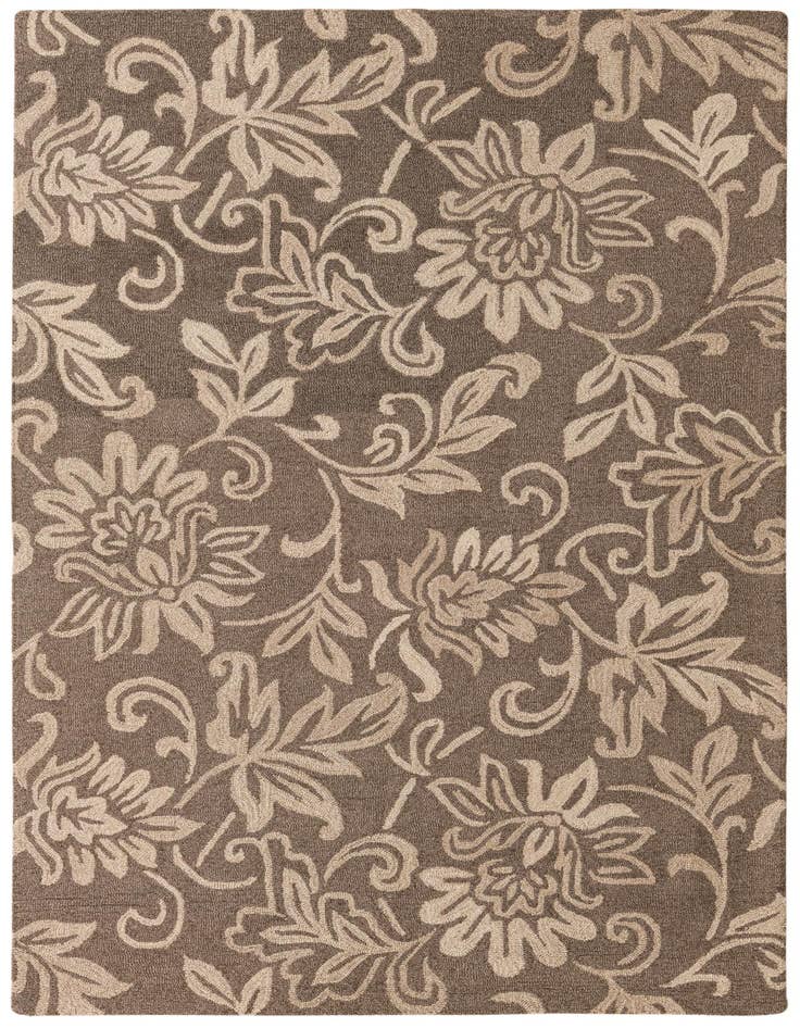 Detail image of 5' x 8' Agra Wool Rug